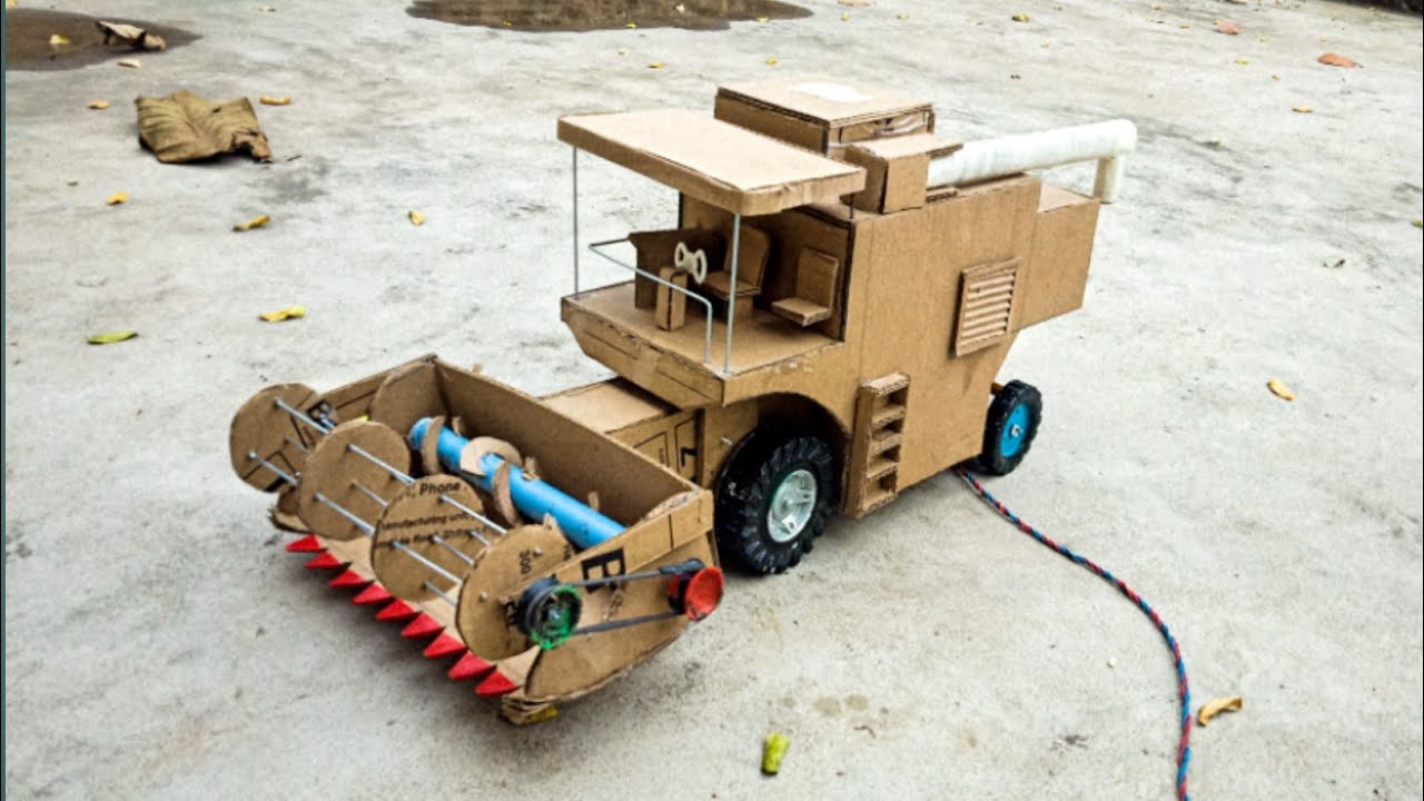 How To Make RC Harvester || At Home || Remote Control