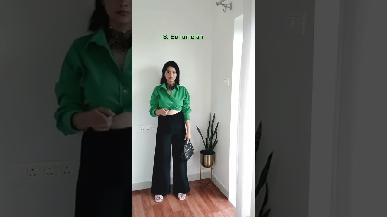 Styling Zara Green Shirt ! #shorts #stylingtips #fashion #outfitideas #outfitinspo #shortvideo