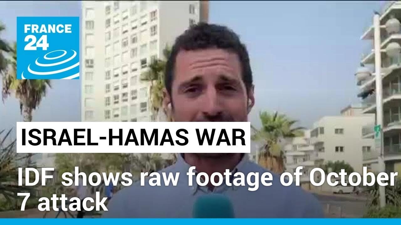 Israeli army releases footage of Hamas October 7 attack &bull; FRANCE 24 English