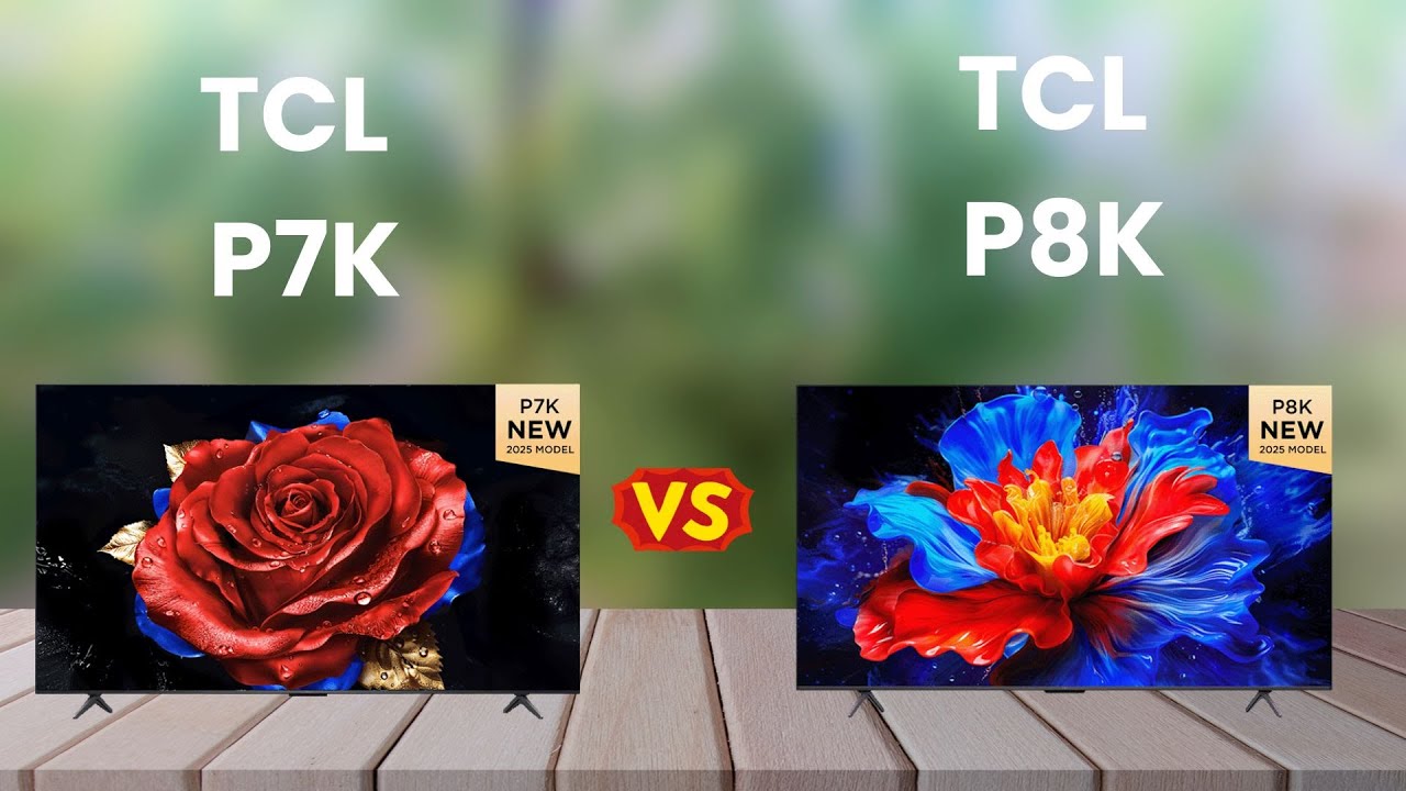 TCL P7K vs TCL P8K Comparison 🔥 Which TCL TV Should You Buy in 2025? | Full Specs & Review