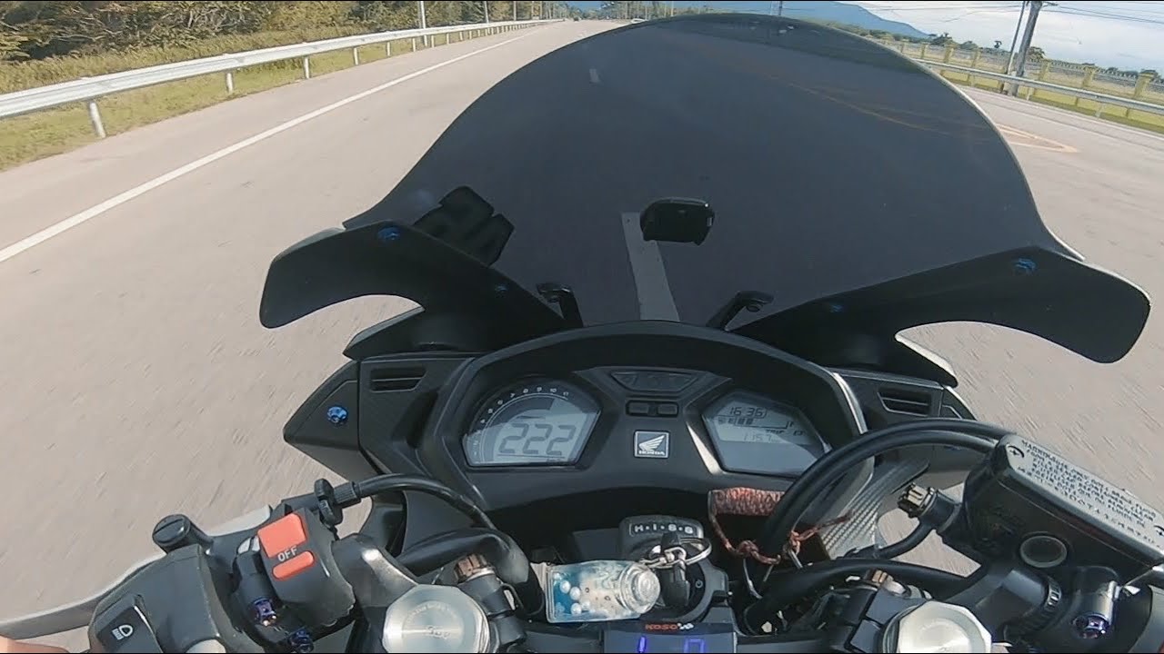 Cbr650f ไม่ได้ขี่หลายวัน เสี้ยน! ก็เปิดเลย 200 พอ! 🔥🔥🔥 #cbr650f #zx6r