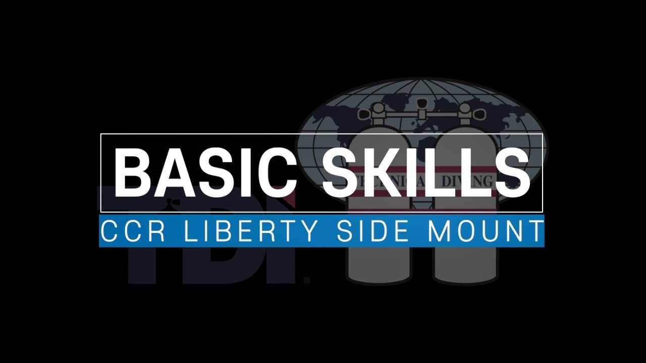 CCR Liberty Basic Skills ( Side Mount Config. ) 리버티 사이드마운트 베이직 기술 영상