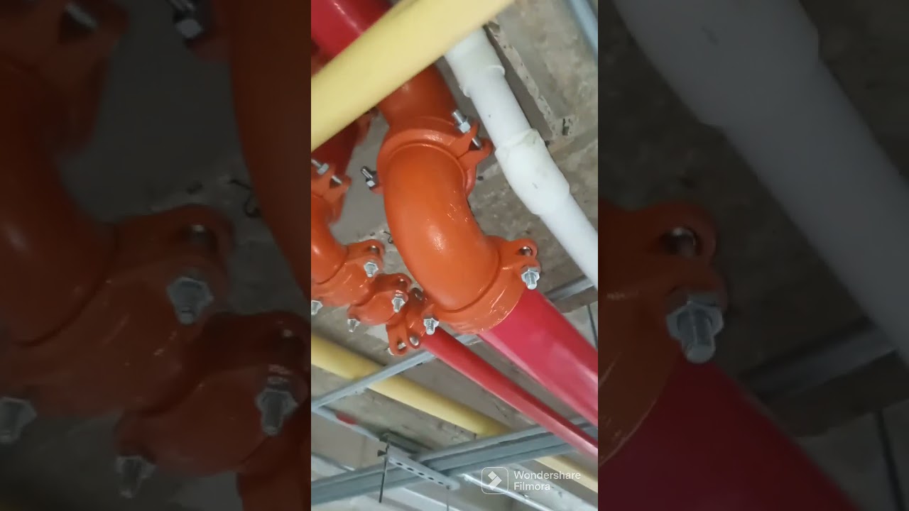 instalación de tubería protección contra incendios