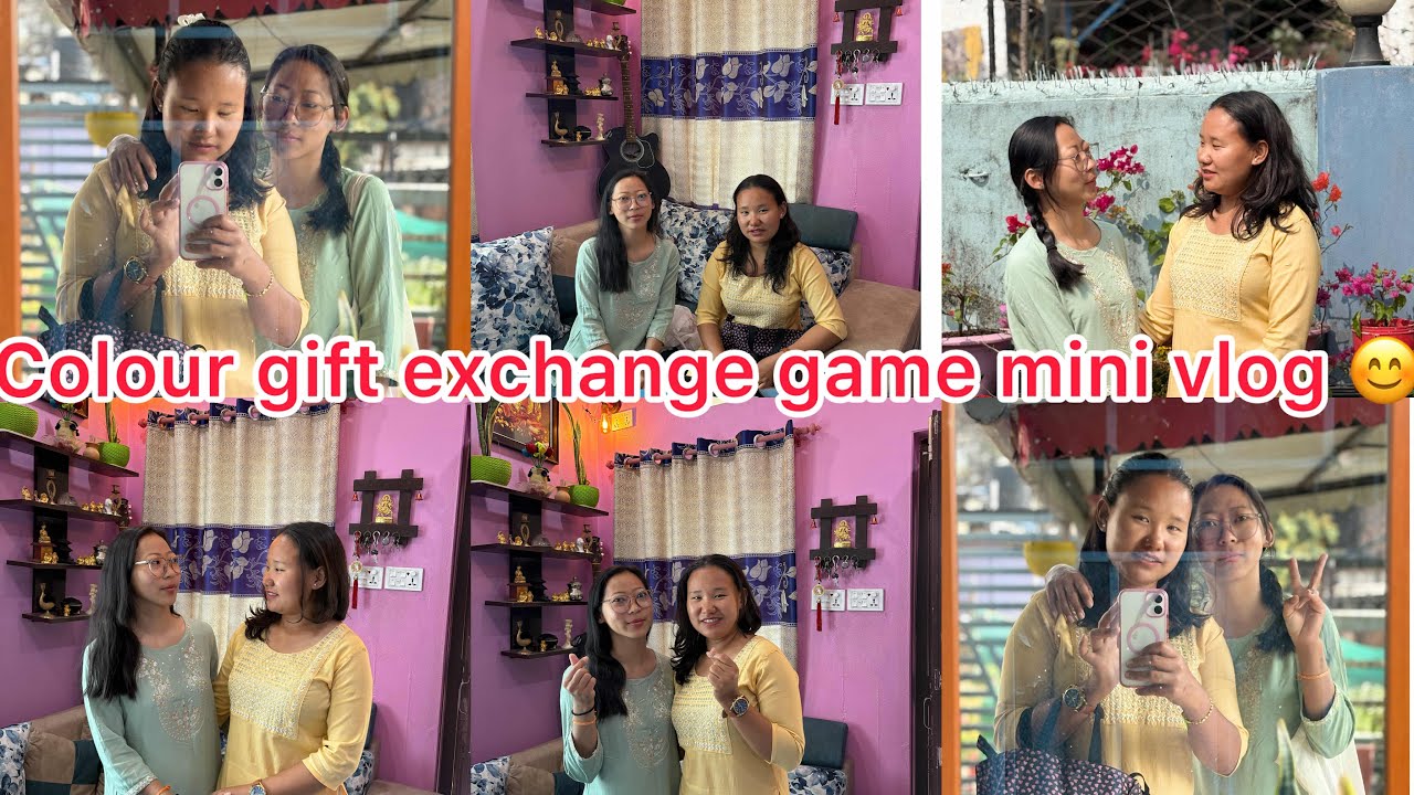  Colour gift exchange game with my❤️thanks for join the game @melishakyaba1 #foryou #urmilapongdhak 