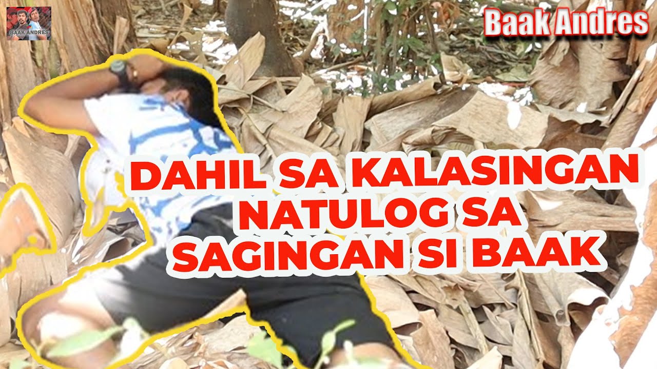 Dahil Sa Kalasingan Natulog Sa Sagingan Si Baak - Baak Andres