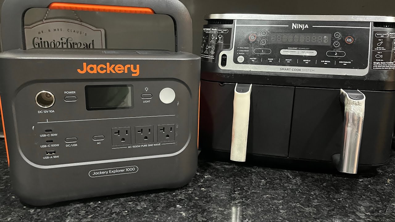 Jackery 1000 v2 Running Ninja Air Fryer - Follow Up Video