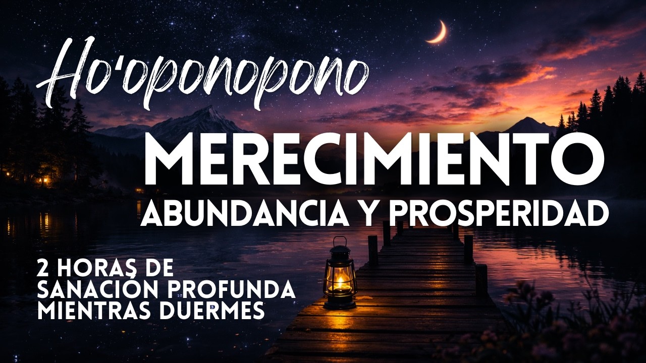SANACI&Oacute;N PROFUNDA para el MERECIMIENTO, la ABUNDANCIA y la PROSPERIDAD🌙✨Meditaci&oacute;n HO&rsquo;OPONOPONO
