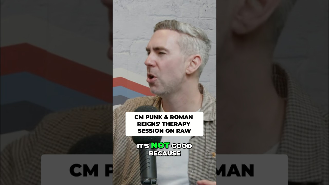 CM Punk & Roman Reigns&rsquo; Therapy Session On RAW #WWE #CMPunk #RomanReigns
