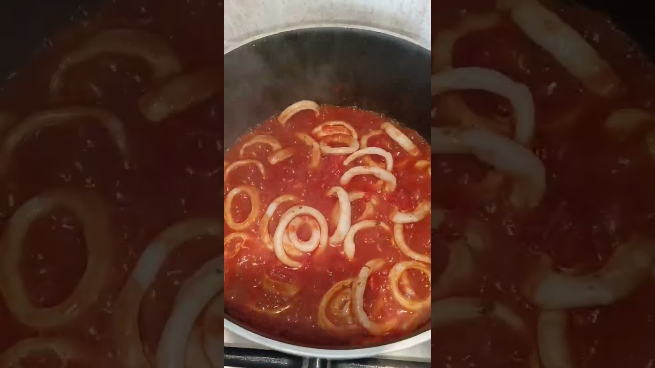pane tostato con totani e 🍅#shorts