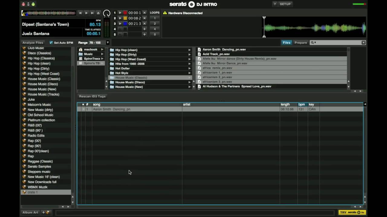 Setting up crates in Serato (basic)