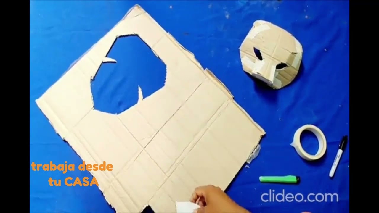 Taller de Formación en Escultura Alegórica -  Máscara Jaguar  parte 1