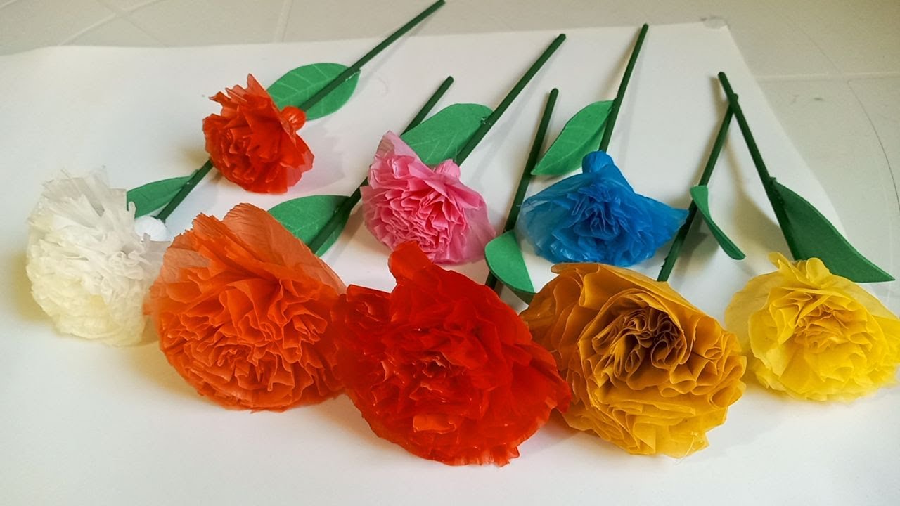 FLORES DE SACOLA PLÁSTICA - FÁCIL DE FAZER