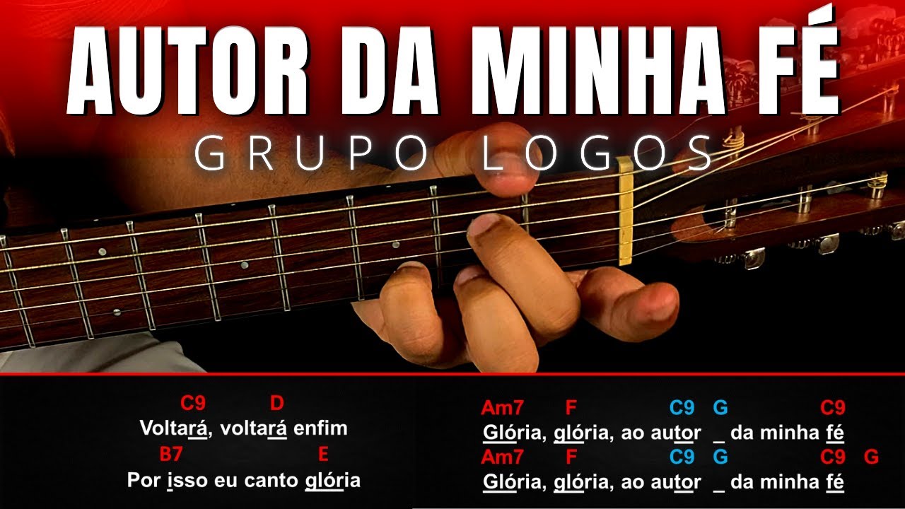 GLÓRIA, GLÓRIA 🎵 Autor da Minha Fé - Grupo Logos | Aula de Violão Simplificada