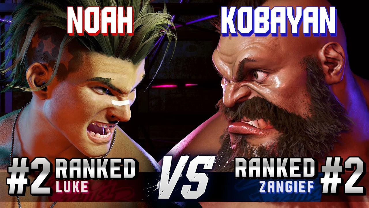 SF6 ▰ NOAHTHEPRODIGY (#2 Ranked Luke) vs KOBAYAN (#2 Ranked Zangief) ▰ High Level Gameplay