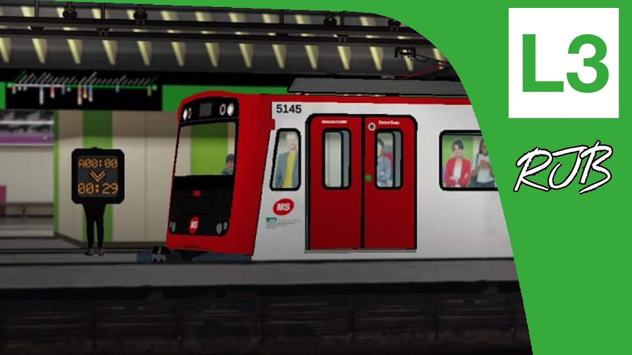 TIME-LAPSE L3 METROSIM BARCELONA S/5000 | MetroSim