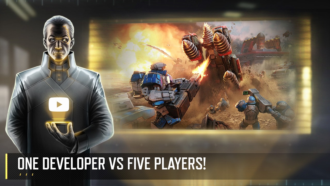 PLAYERS VS DEVELOPER! 1VS5! DEVELOPER STREAM ART OF WAR 3 RTS 31.07