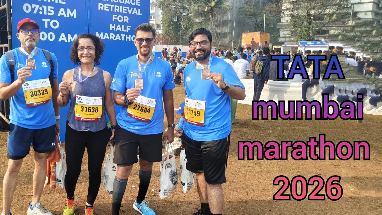 Tata Marathon 2026 my Experience while Running 21km #costalroad #sealink #tmm2026