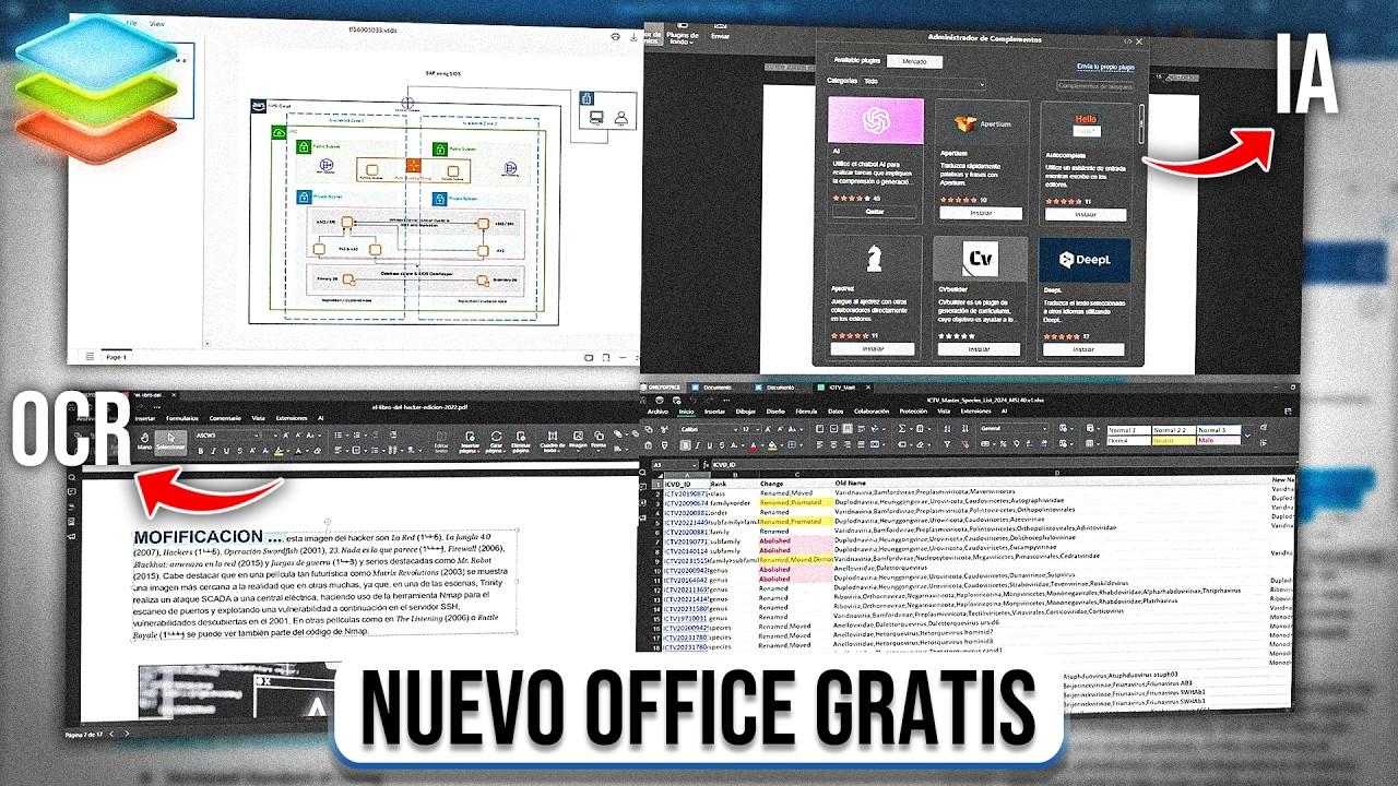 ✅Esta es la nueva versión de OFFICE GRATIS y COMPLETA 2025 😲| OnlyOffice V9 Review