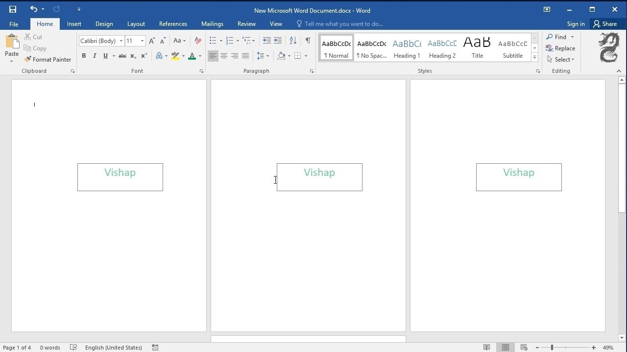 How to Automatically Repeat Text Box on Multiple Pages in Word