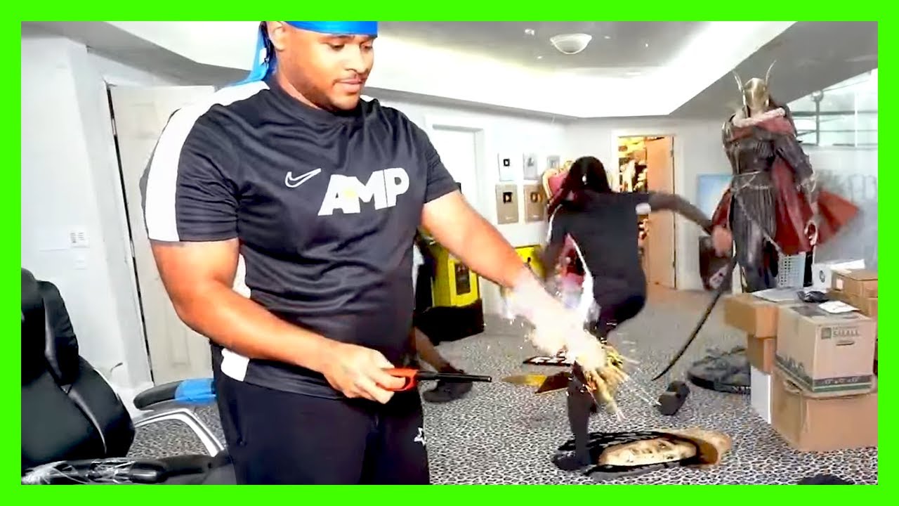 FANUM Pranks AMP Members With Fake Fireworks
