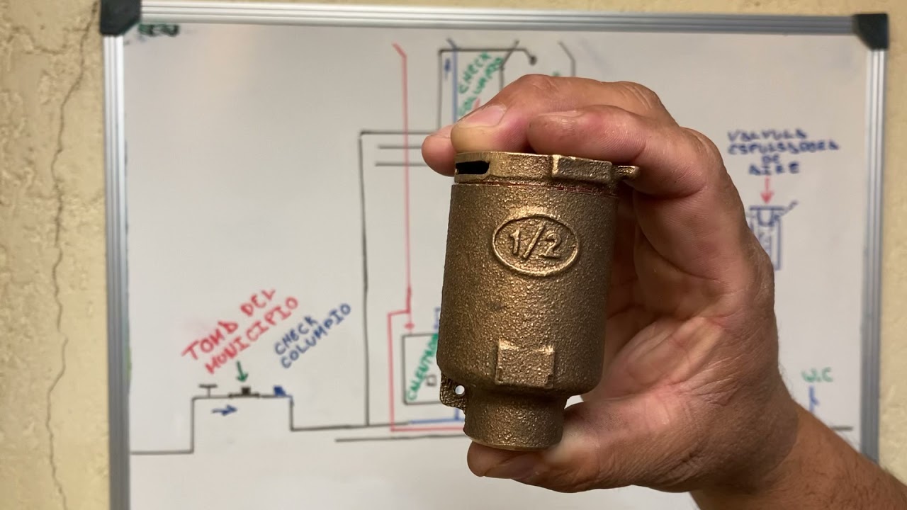 Como funciona la válvula expulsadora de aire en la instalación hidráulica…