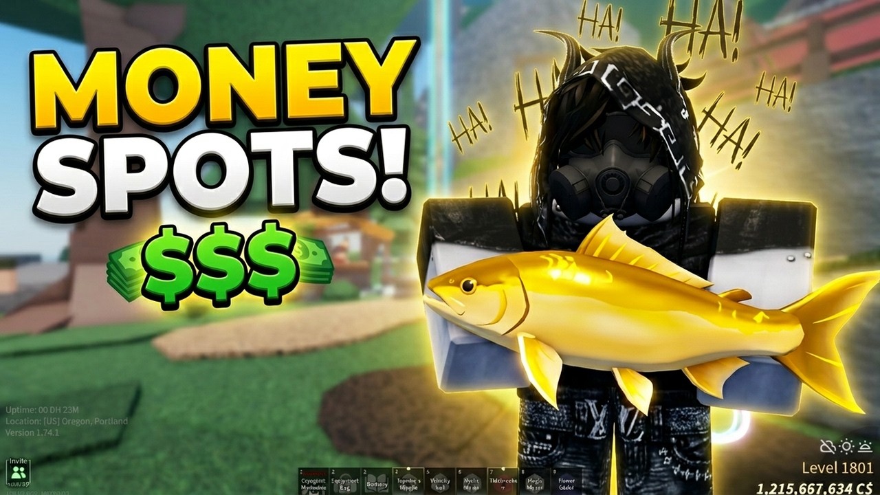 TOP 5 BEST SPOTS for MONEY in Fisch Latest (2026)