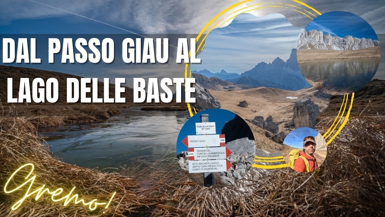 Dal passo Giau al Mondeval e lago delle Baste (#Dolomiti), con notte in #camper 🚐 al passo Giau