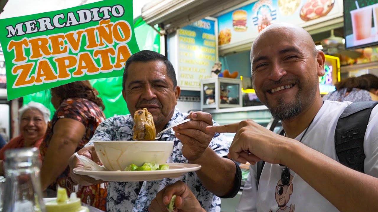 Probando la comida del MERCADO Treviño Zapata - Matamoros Tamaulipas