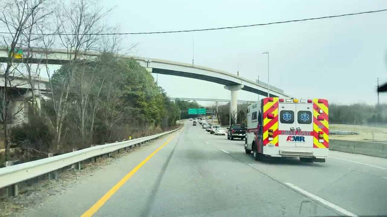 150 South & INTERSTATE 95 North                                     Richmond Virginia USA HD4K