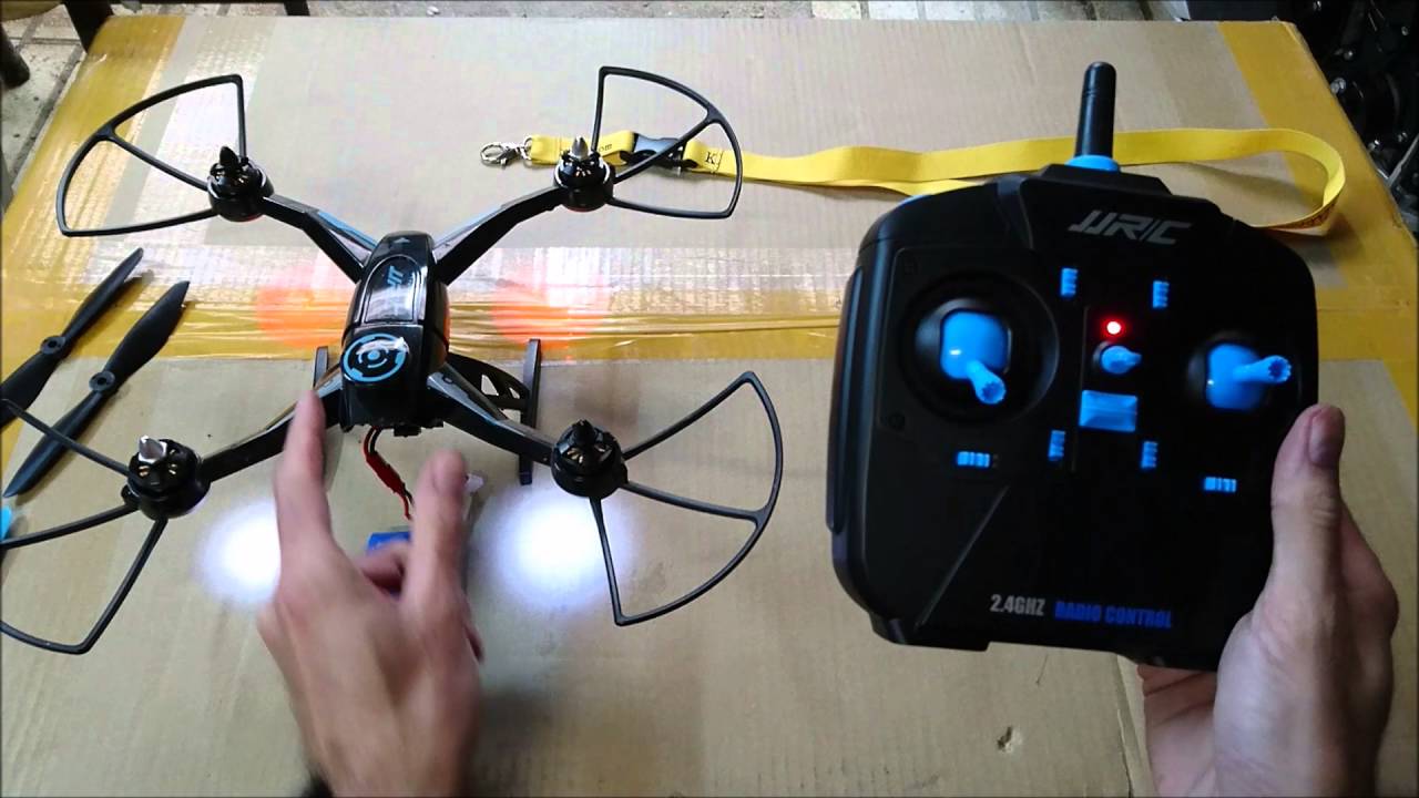 JJRC X1 Tutorial Calibracion y funciones del Mando en español + prueba de 