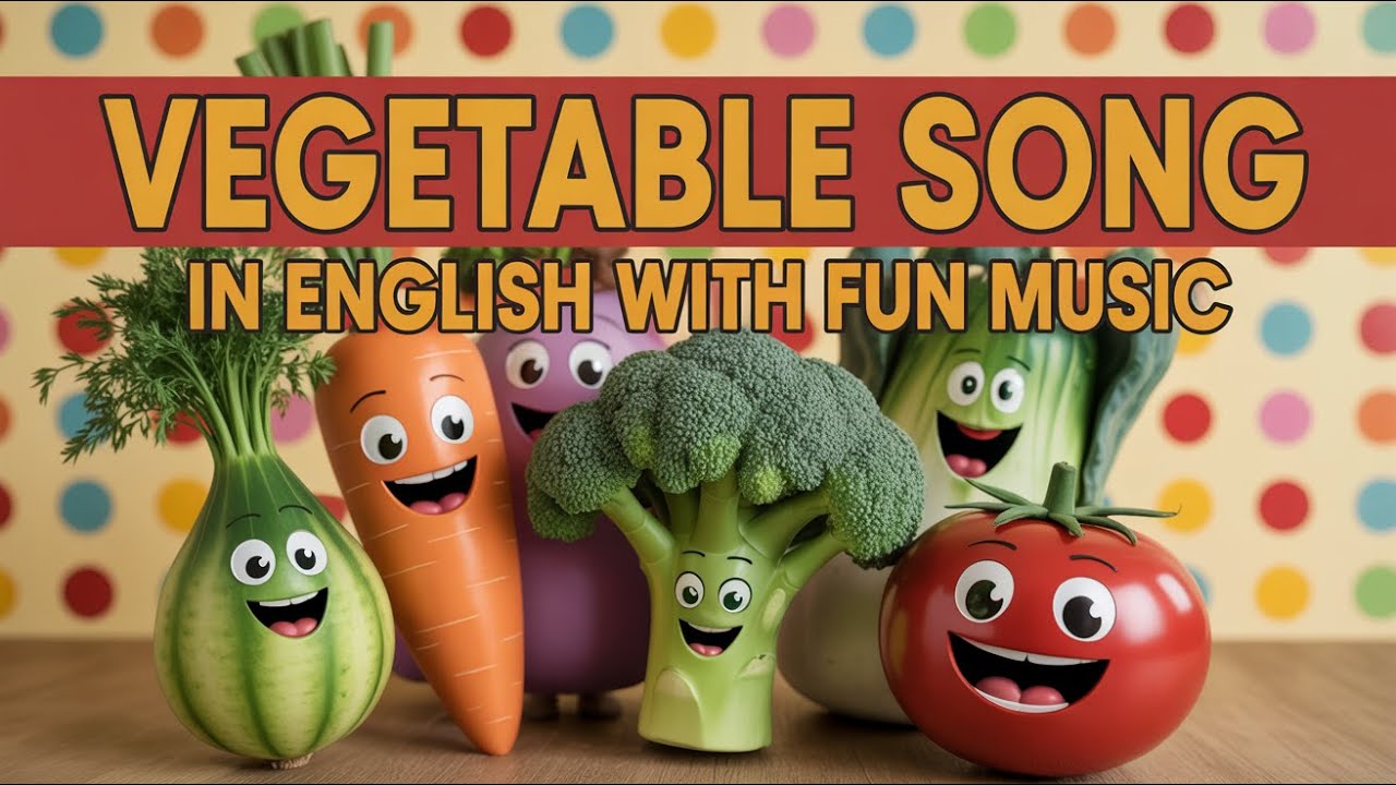 Kids Songs About Veggies | Learn English Words and Healthy Eating with Music