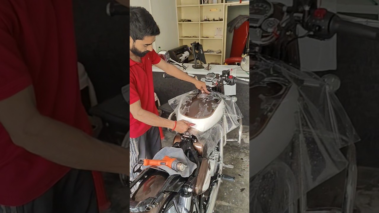 New Royal Enfield classic 350 Medallion Bronze PPF..#NEW #bullet #medallion #bronze #ppf #2025