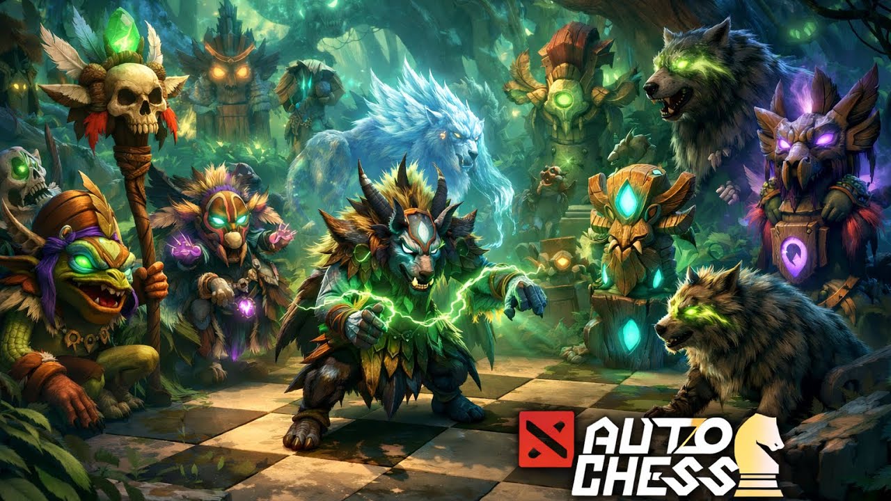 6 SCHAMANEN haben mich KOMPLETT ZERSTÖRT… 🎮 Dota Auto Chess