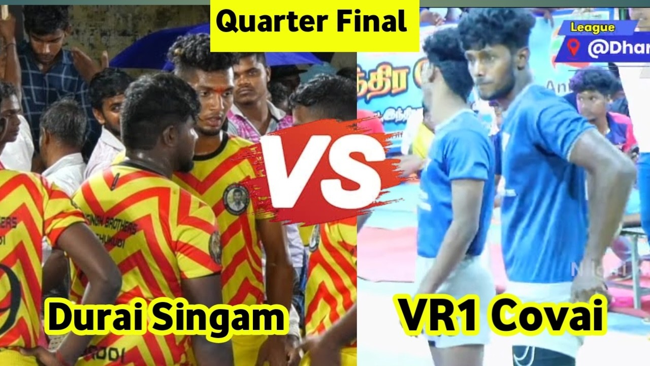 QF - Durai Singam vs VR1 Covai | State Level 