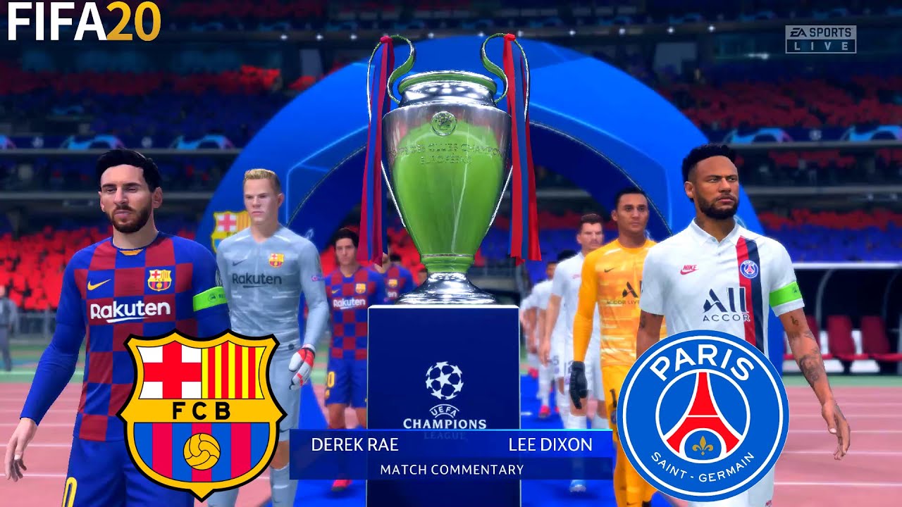 FIFA 20 | Barcelona vs PSG - Final UEFA Champions League - Full Match & Gameplay