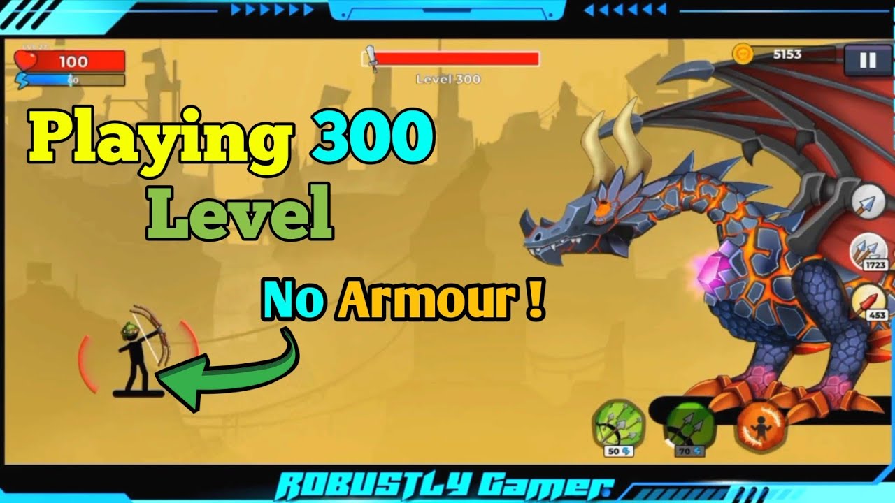 Playing Level 300 without wearing Armour | The Archers 2