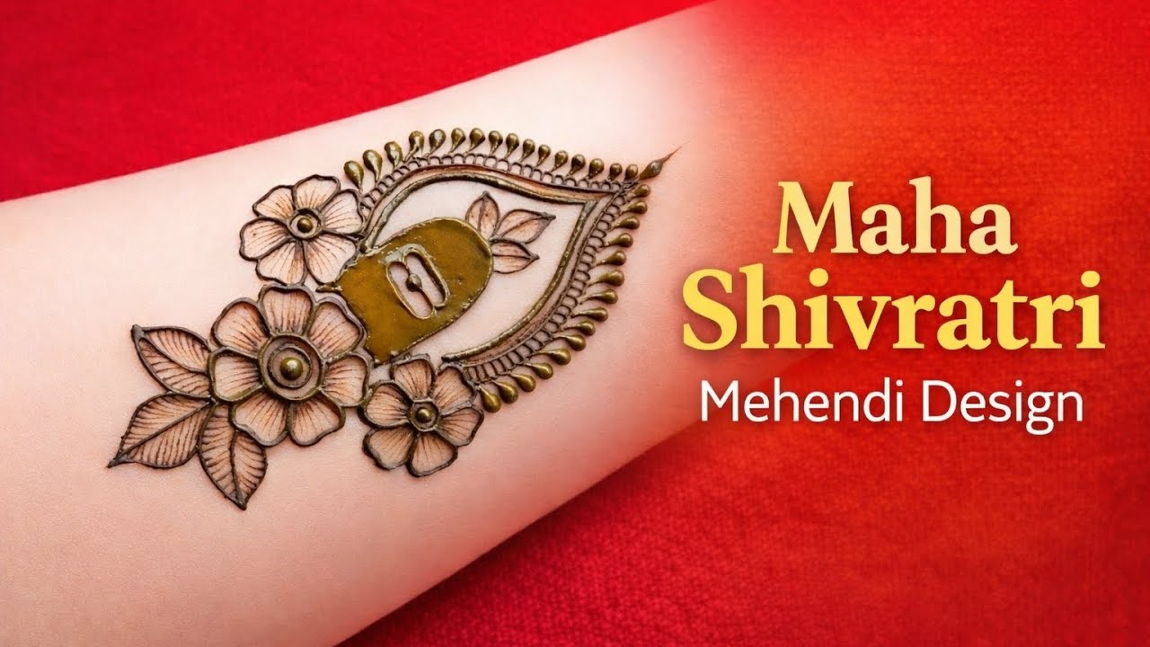 Mahashivratri special mehndi design | Front hand #mehndi #mehndidesign @nehamehendi_artist 