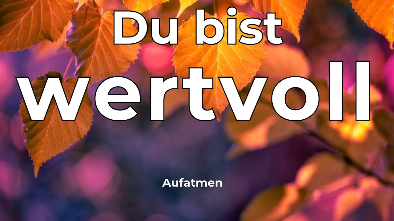 Du schenkst Wert und Leben | Jes 43,1; Jer 31,3 | Lobpreis Deutsch | Aufatmen