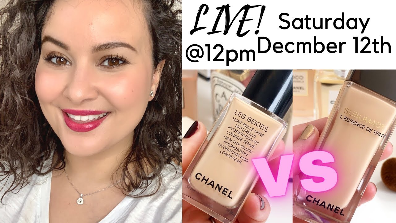 Вживую! Сравнение Chanel Les Beiges и New Sublimage Foundation