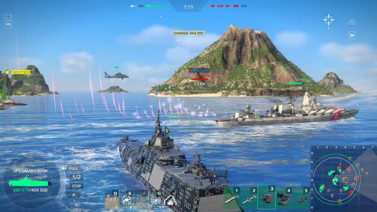 Unstoppable Power! SPS Smart 4000 Rules the Ocean 🌊 | Modern Warships
