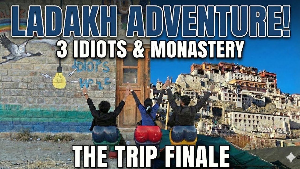 Ladakh : Day 4 - Local Sightseeing & Leh to Delhi (Home🏠 ✈️)
