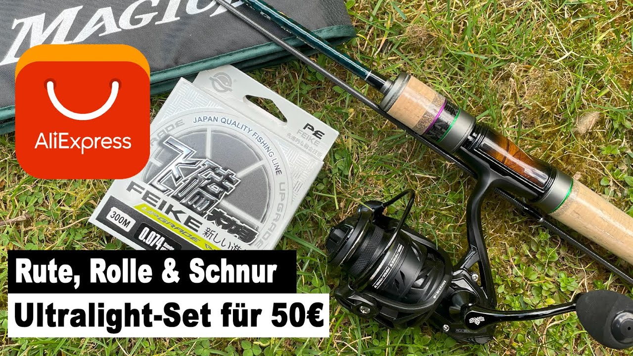 UL-Rute & Rolle aus China im Test | Handing Magic L - Handing M1 | Ultralight Angeln auf Forelle