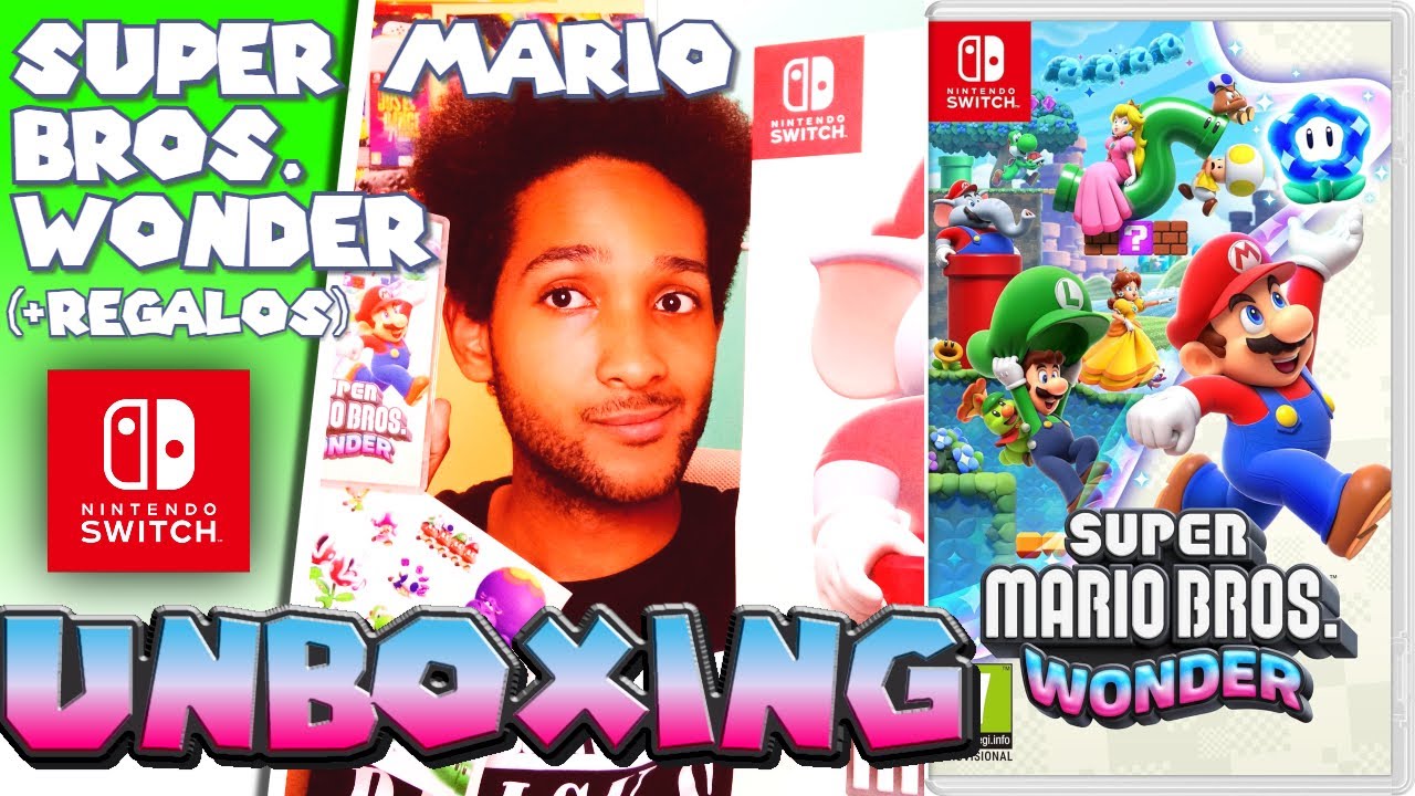 UNBOXING DE SUPER MARIO BROS WONDER + SORPRESA