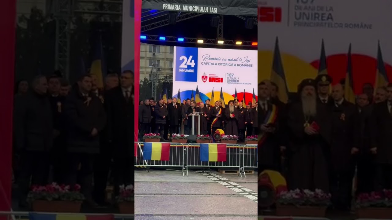 Nicușor Dan discurs către ieșeni-24 ianuarie 2026