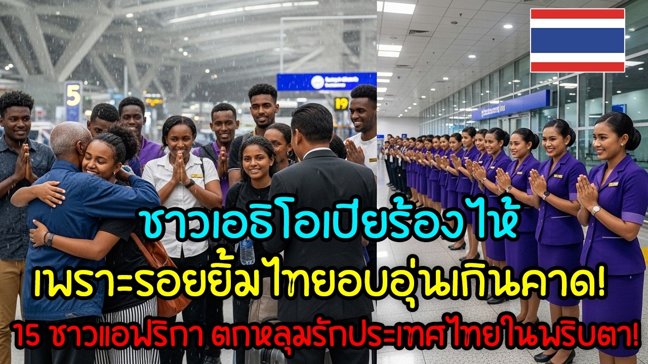 กลุ่มเอธิโอเปียประทับใจ คนไทยทักทายทั้งกลุ่ม อบอุ่นสุด
