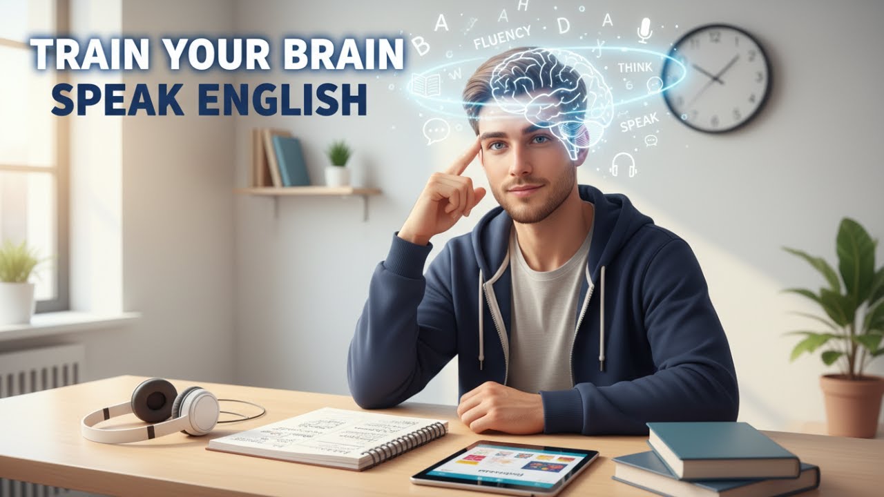 Train Your Brain to Speak English Fluently  Daily English Speaking Practice