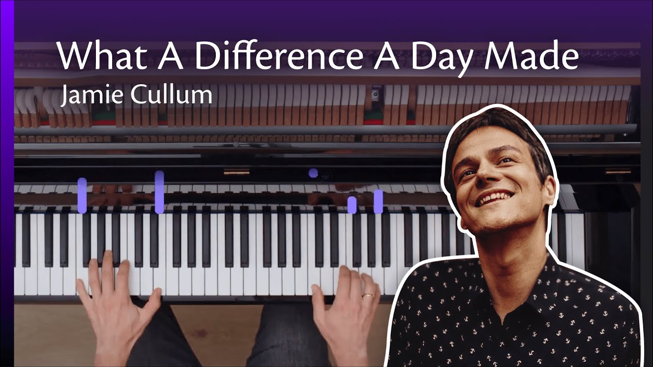 What A Difference A Day Made - Jamie Cullum (Piano Cover)
