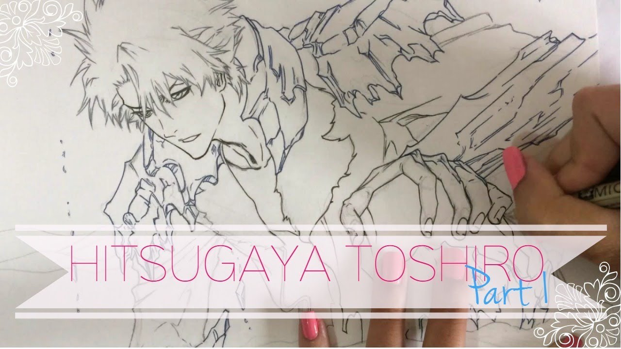 Speed Drawing - Hitsugaya Toshiro Adult #1 | Bleach