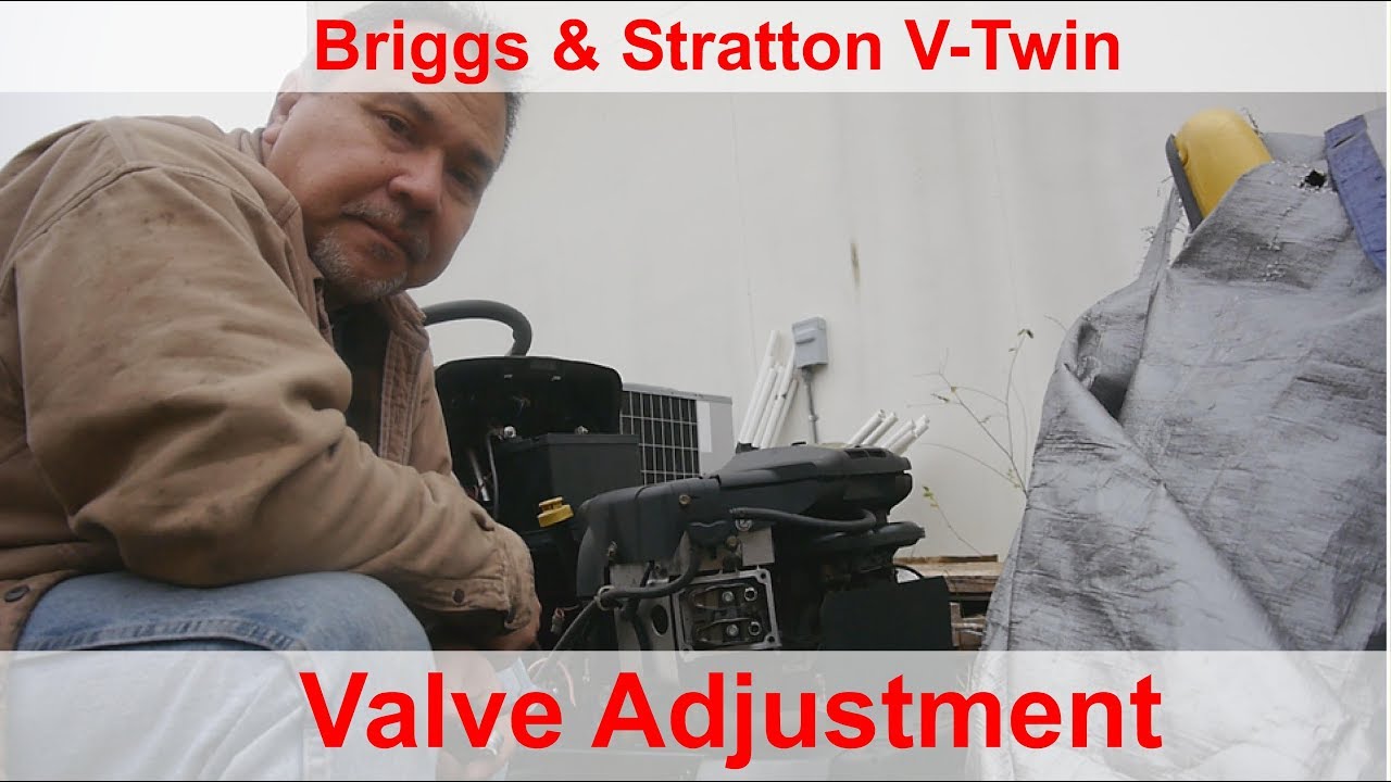 Как отрегулировать клапаны на двигателе Briggs & Stratton V-Twin