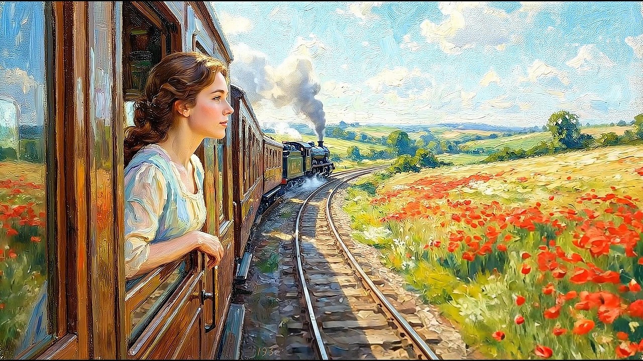 Visual Poem | Claude Monet | Journey Through Summer Fields | Relaxing Classical Music